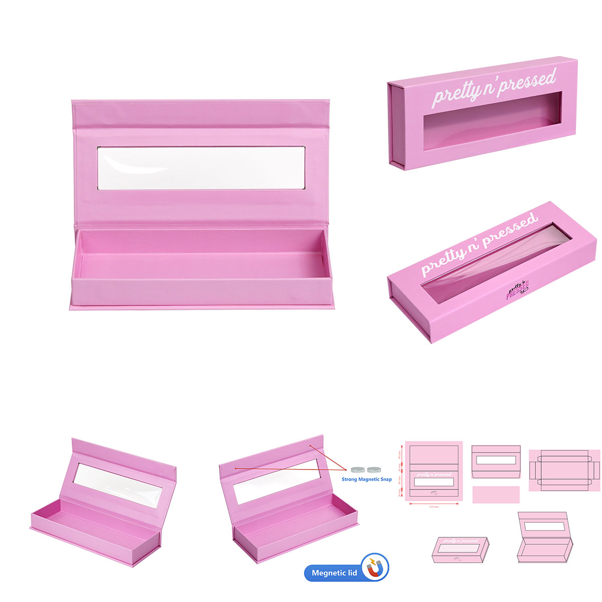 Rigid Box with PVC Window